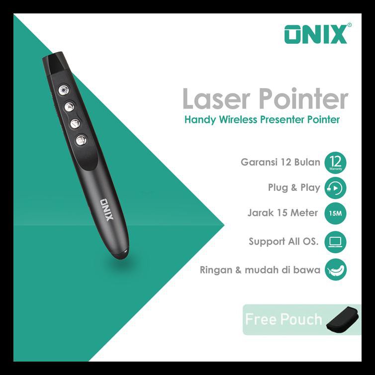 Jual Onix Laser Pointer PP 01 Handy Wireless Presenter Pointer MURAH