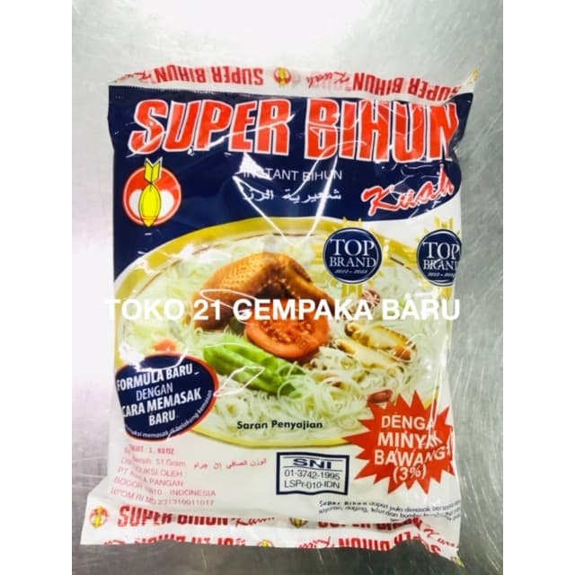 Jual Super Bihun Kuah Bungkus Super Bihun Instan Murah Promo