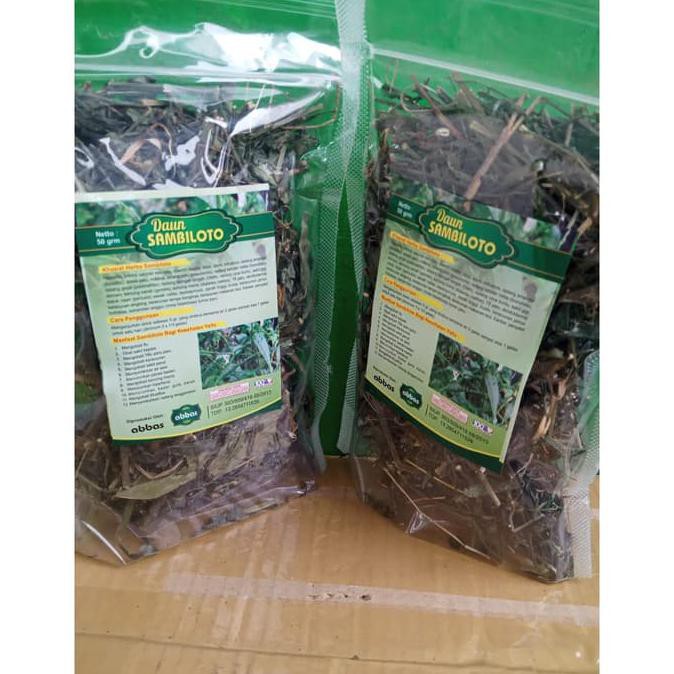 Jual Daun Sambiloto Kering Shopee Indonesia