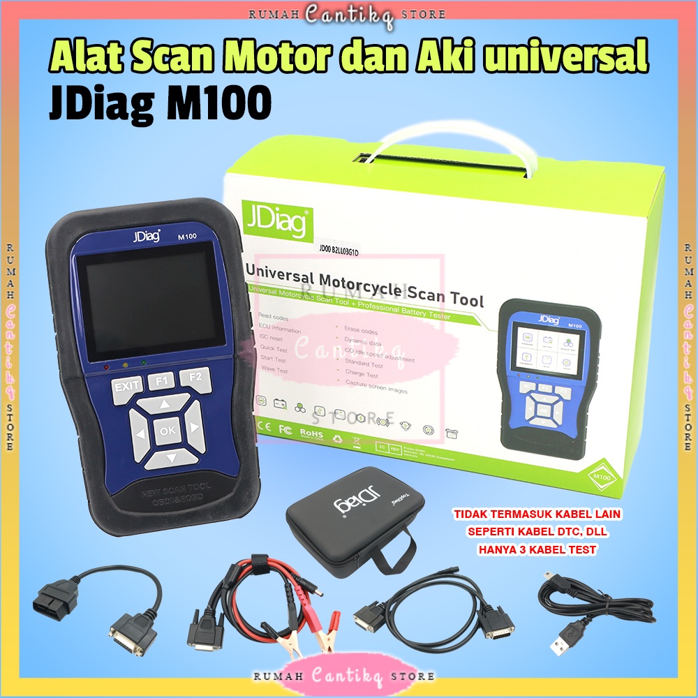 Jual Bahasa Indonesia Scanner Obd Motor Injeksi Diagnostik Ecu Abs