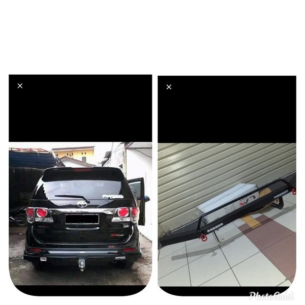 Jual Paket Tanduk Depan Mini Dan Towing Arb Belakang Fortuner Shopee