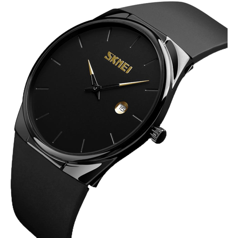 Jual Jam Tangan Pria SKMEI 1509 DATE Soft Band Analog DATE Jam