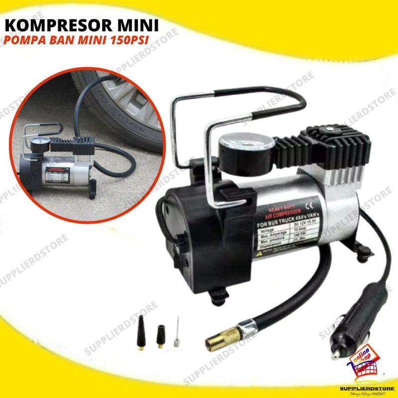 Jual Pompa Ban Elektrik Kompresor Portable Psi Shopee Indonesia