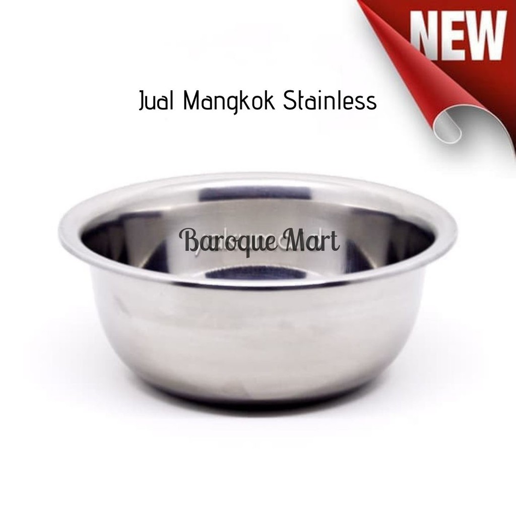 Jual Mangkok Stainless Stainles Stainlis Steel Baskom Mangkuk Kecil