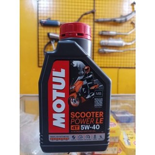 Jual OLI MOTUL 1L SCOOTER POWER LE 5W 40 100 ORIGINAL Shopee Indonesia