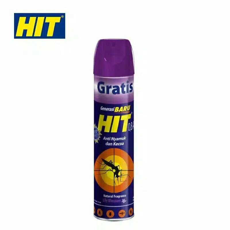 Jual Hit Aerosol Lily Blossom Obat Nyamuk Semprot Ungu Ml Indonesia