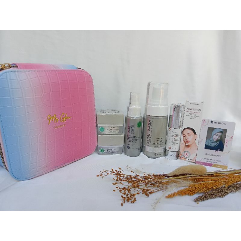 Jual Paket Wajah MS GLOW Lengkap Dengan Serum Shopee Indonesia