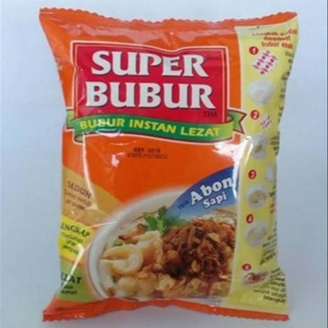 Jual Super Bubur Abon Sapi 49g Shopee Indonesia