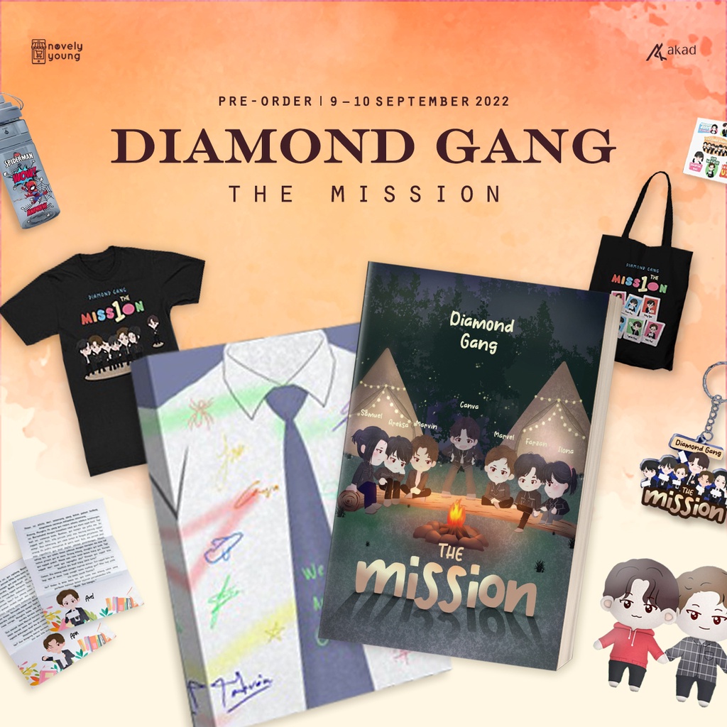 Jual Novel Diamond Gang The Mission Itakrn Shopee Indonesia