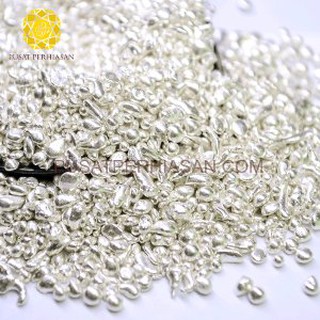 Jual Perak Murni Kadar 99 9 Butir Granule Biji Antam Terbatas Shopee