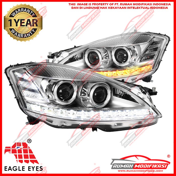 Jual Headlamp Benz W S Class Eagleeyes Facelift Look