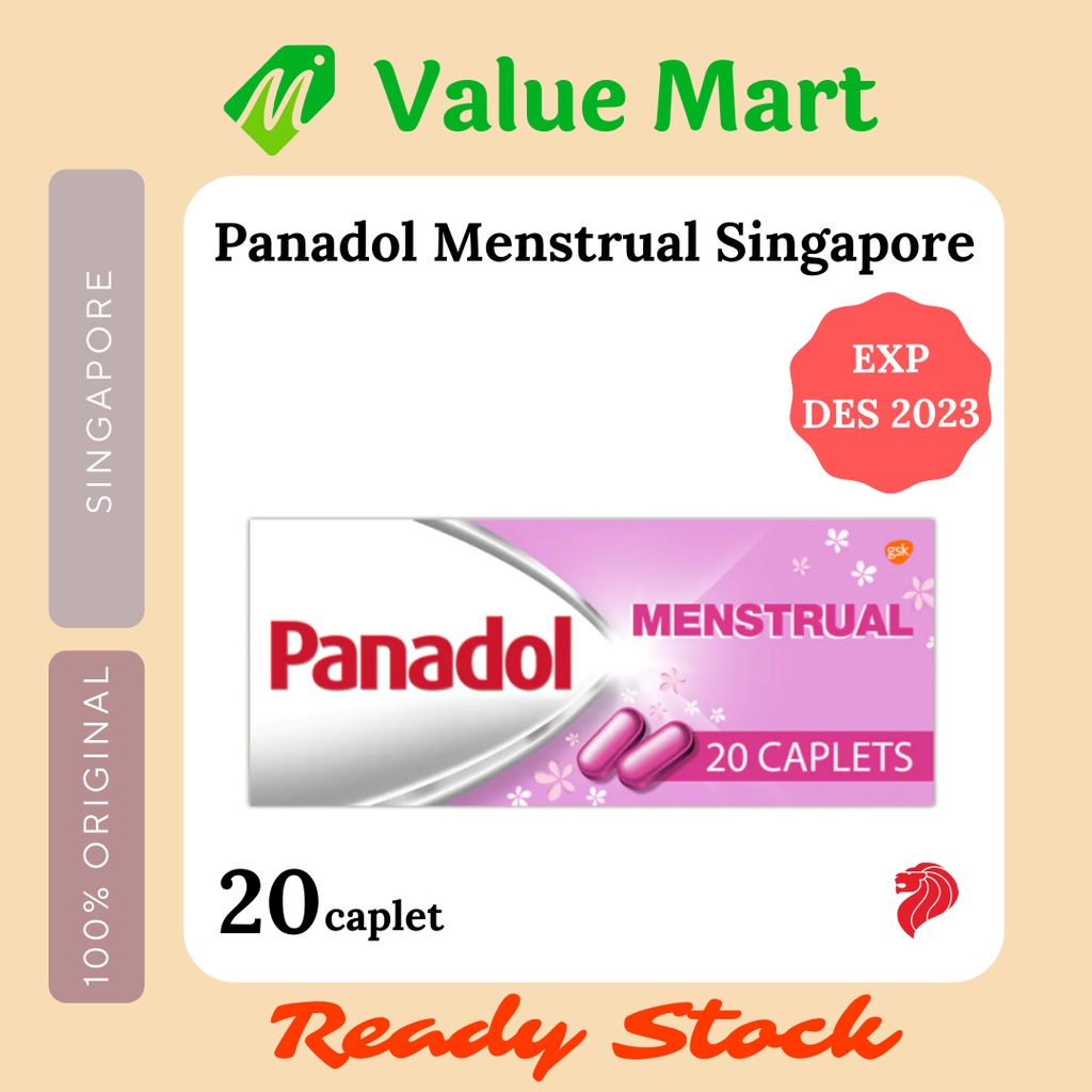 Jual Panadol Menstrual Obat Sakit Kram Perut Kembung Menstruasi