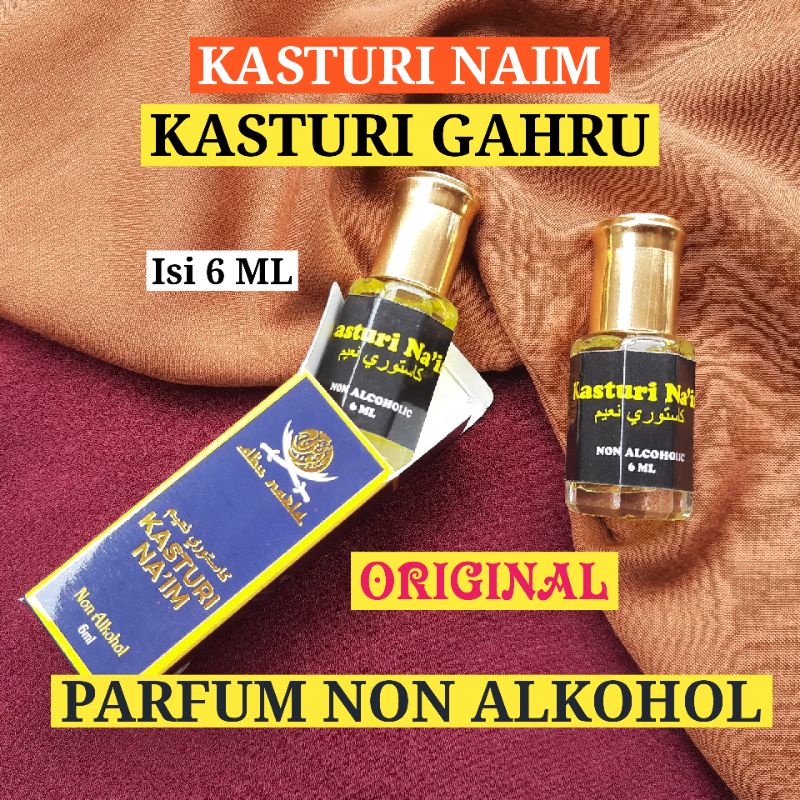 Jual Kasturi Kijang Gahru Parfum Kemasan 6 ML Murni Non Alkohol Cocok