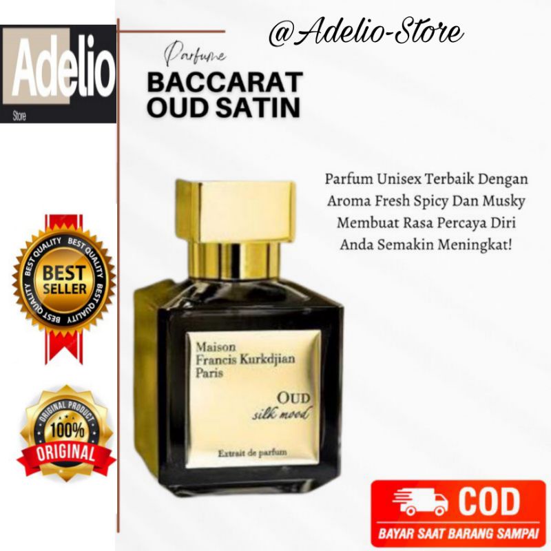 Jual Parfum Baccarat Oud Satin Mood Extrait De Parfum Ml Parfum Cowok