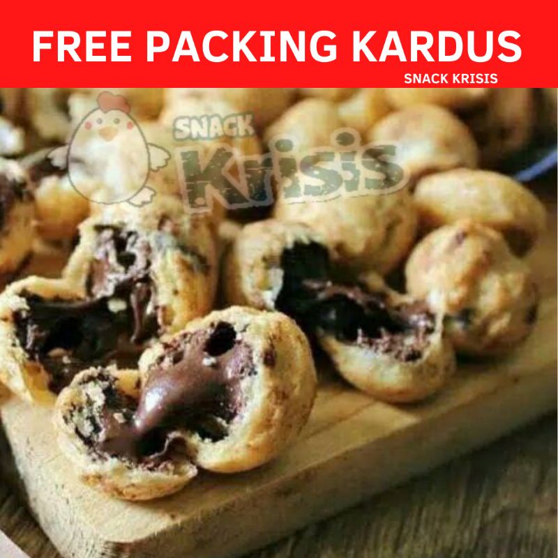 Jual Termurah Sus Coklat Kue Sus Kering Isi Coklat Lumer Kg