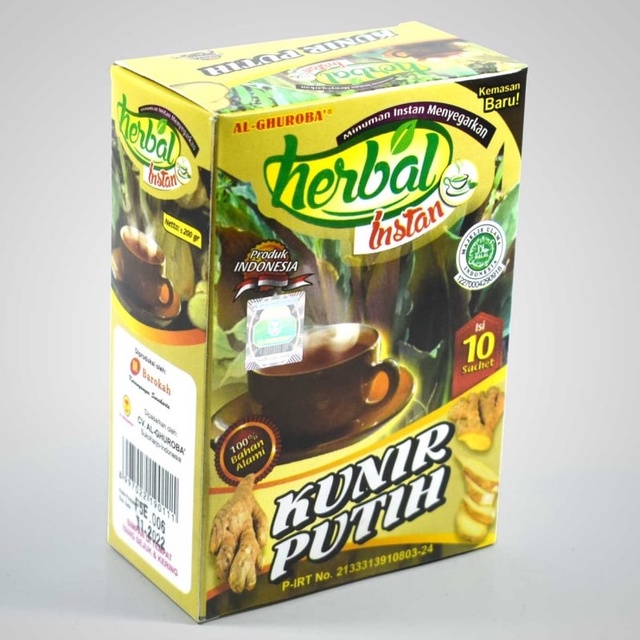 Jual AL GHUROBA MINUMAN JAMU INSTAN HERBAL TRADISIONAL KUNIR ASEM