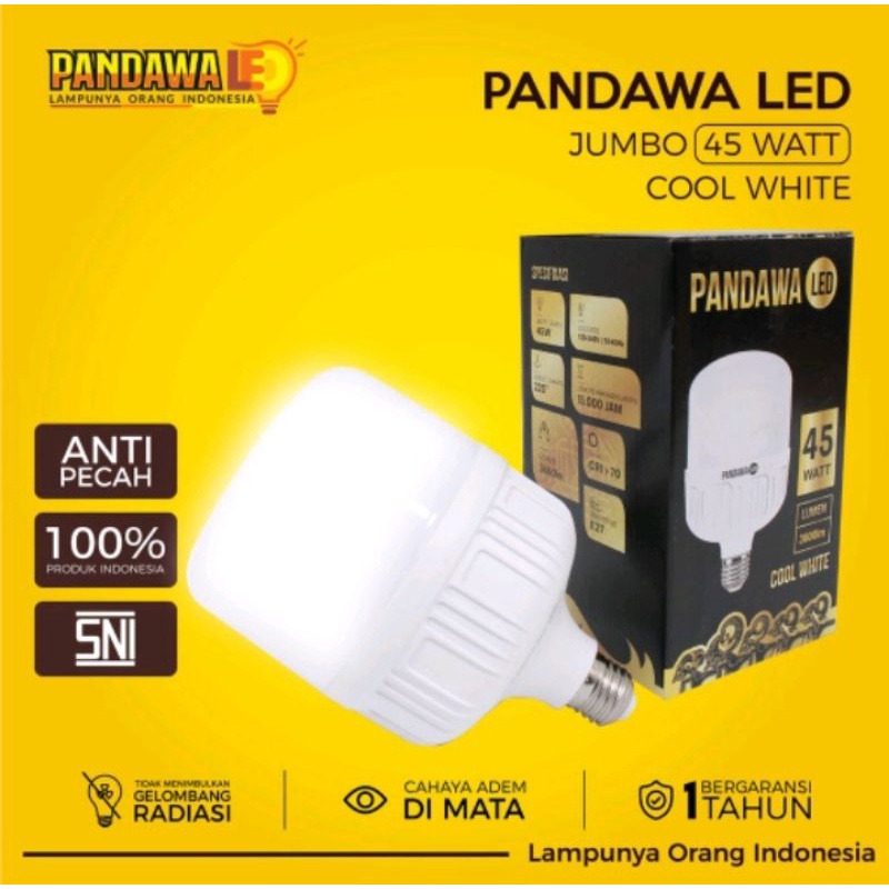 Jual Lampu Led Pandawa Watt Murah Terang Hemat Garansi