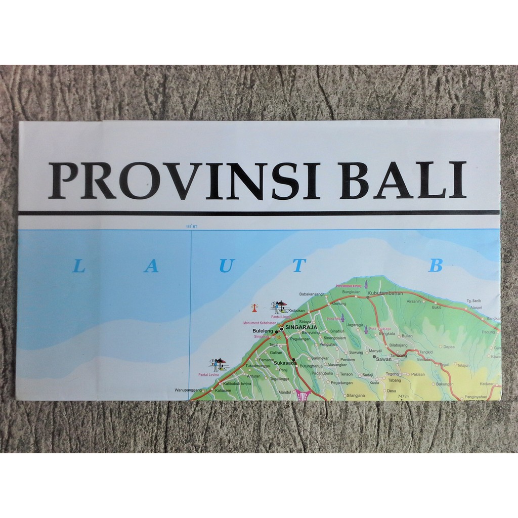 Jual Peta Provinsi Bali Lipat Shopee Indonesia