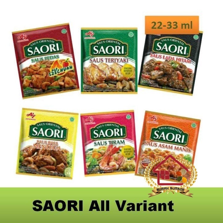 Jual Saori Saus Oriental Bumbu Instant Dapur Sachet Shopee Indonesia