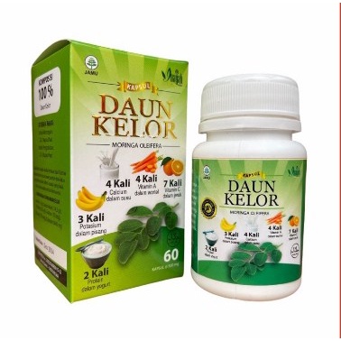 Jual Kapsul Daun Kelor Inayah IsiI 60 Kapsul AntioksidanTinggi Shopee