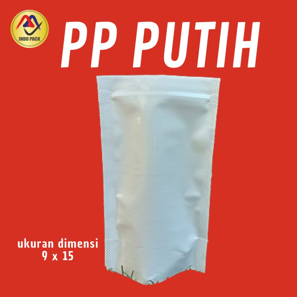 Jual Standing Pouch Plastik Klip Warna Putih Ukuran X Isi Pcs