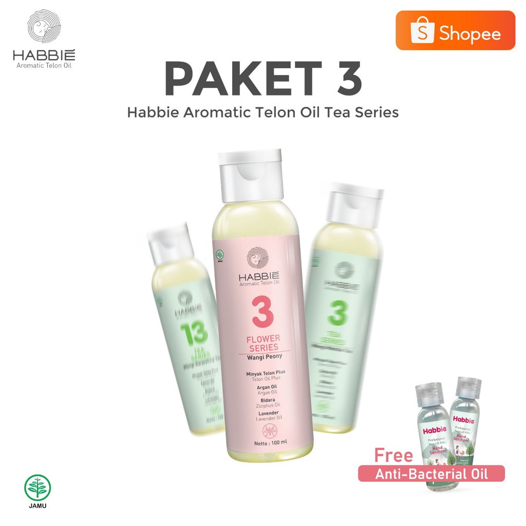 Jual Habbie Minyak Telon Aromatik Ml Tea Series Dan Flower Series