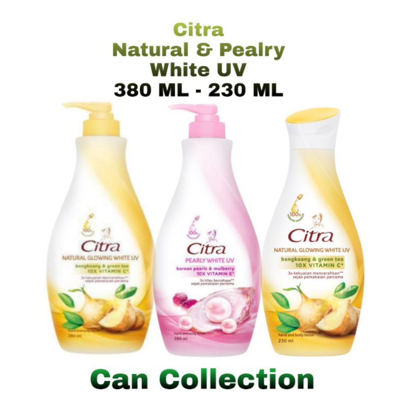 Jual Citra Body Lotion Natural Glowing Pearly White Uv Ml