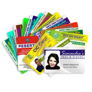 Jual CETAK CUSTOM PRE PRINTED PVC ID CARD KARTU MEMBER PASIEN PEGAWAI