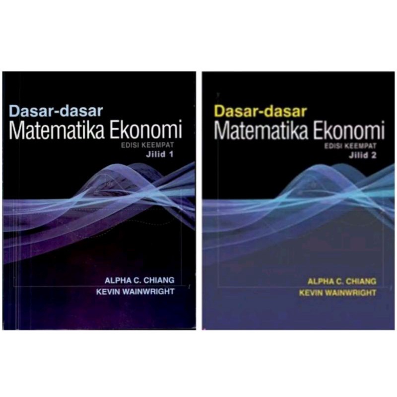 Jual Dasar Dasar Matematika Ekonomi Edisi Jilid Alpha C