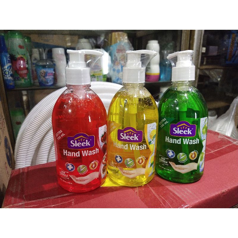 Jual Sleek Hand Wash Sabun Cuci Tangan Pump 400mL 100mL Shopee