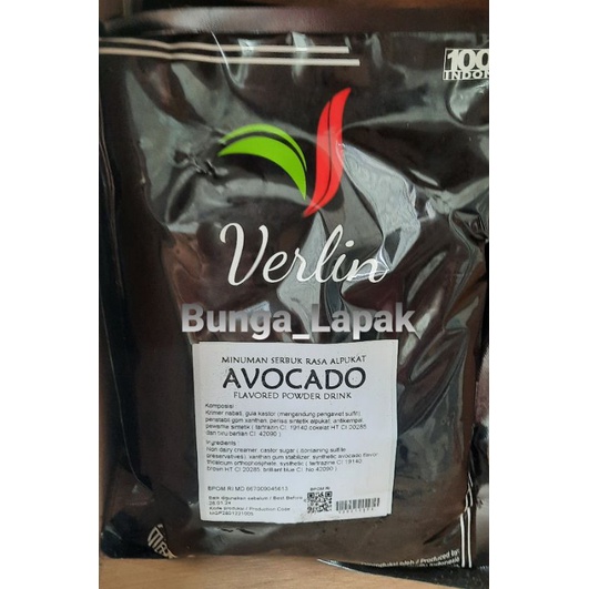 Jual AVOCADO BUBUK MINUMAN VERLIN KEMASAN 1 KG Shopee Indonesia