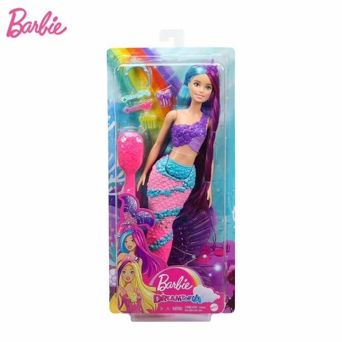 Jual Barbie Dreamtopia With Two Tone Fantasy Long Hair Mermaid