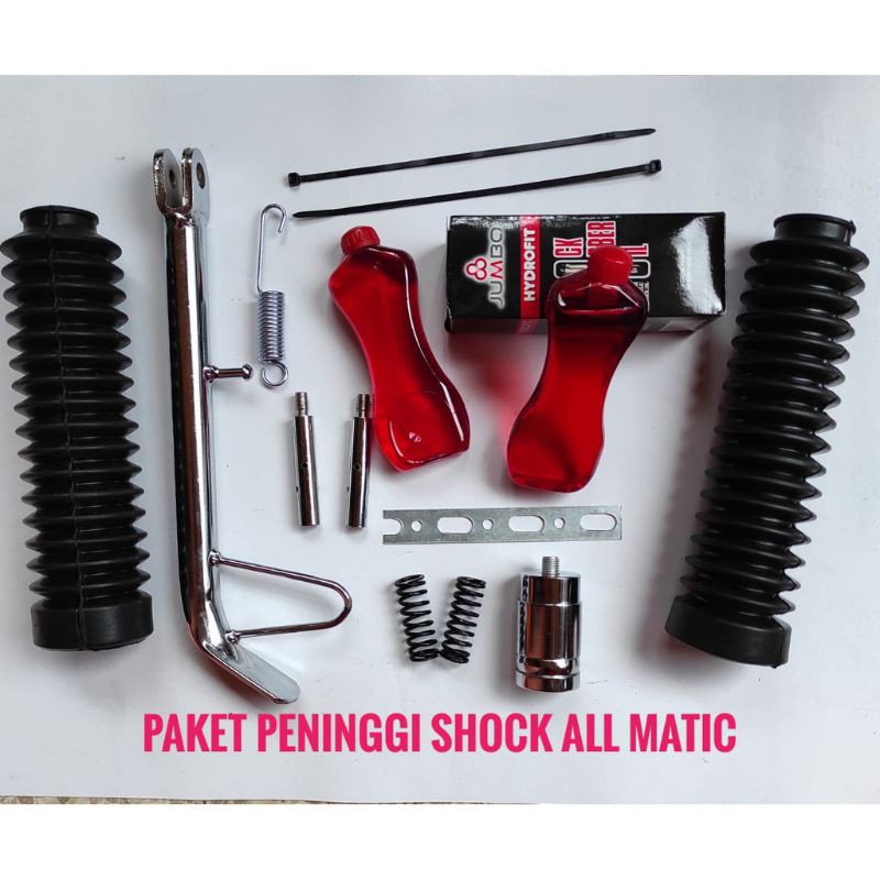 Paket Peninggi Shock Skok Shok Depan Belakang Matic Matik Shopee