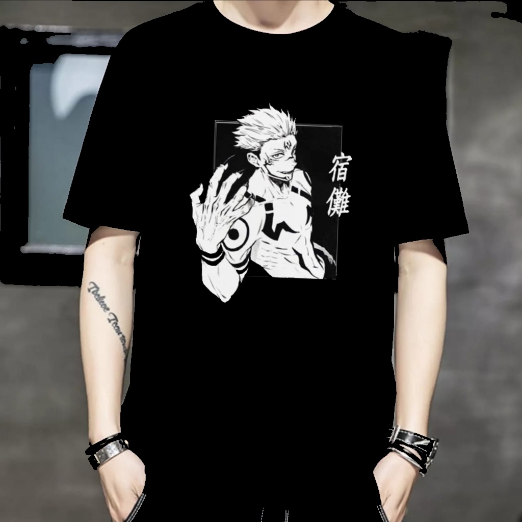 Jual Kaos Anime Jujutsu Kaisen Ryomen Sukuna Kaos Distro Pria Kaos