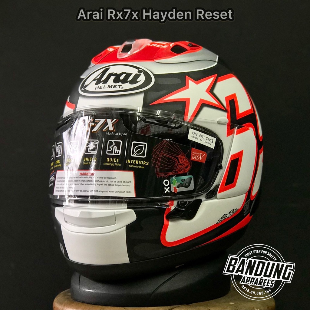 Jual Helm Motor Full Face Helmet Arai Rx X Nicky Hayden Reset New