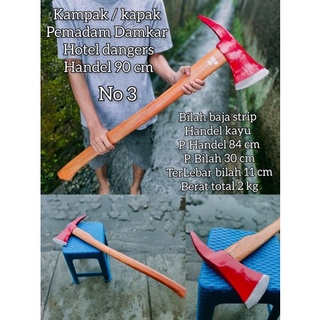 Jual KAMPAK DAMKAR KAPAK PEMADAM KEBAKARAN 90 CM RED AXE KAMPAK MERAH