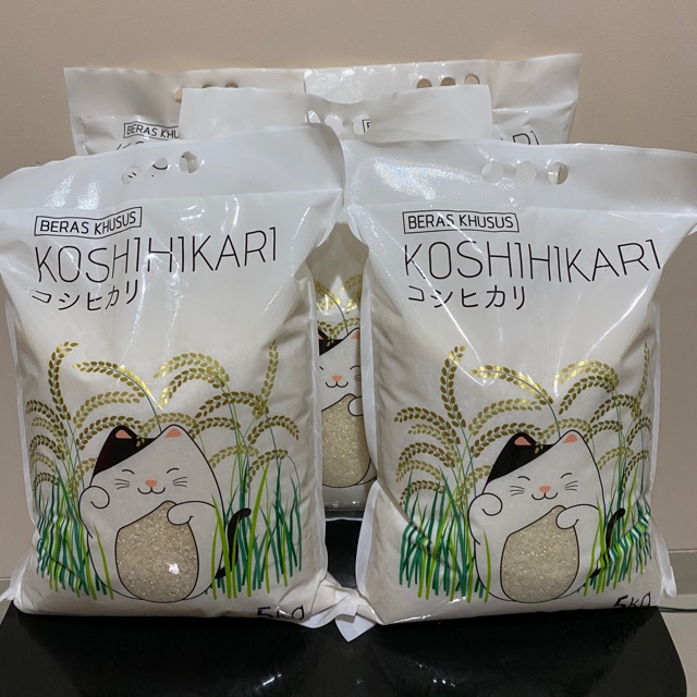 Jual Koshihikari Beras Jepang Japonica Premium 5KG Shopee Indonesia