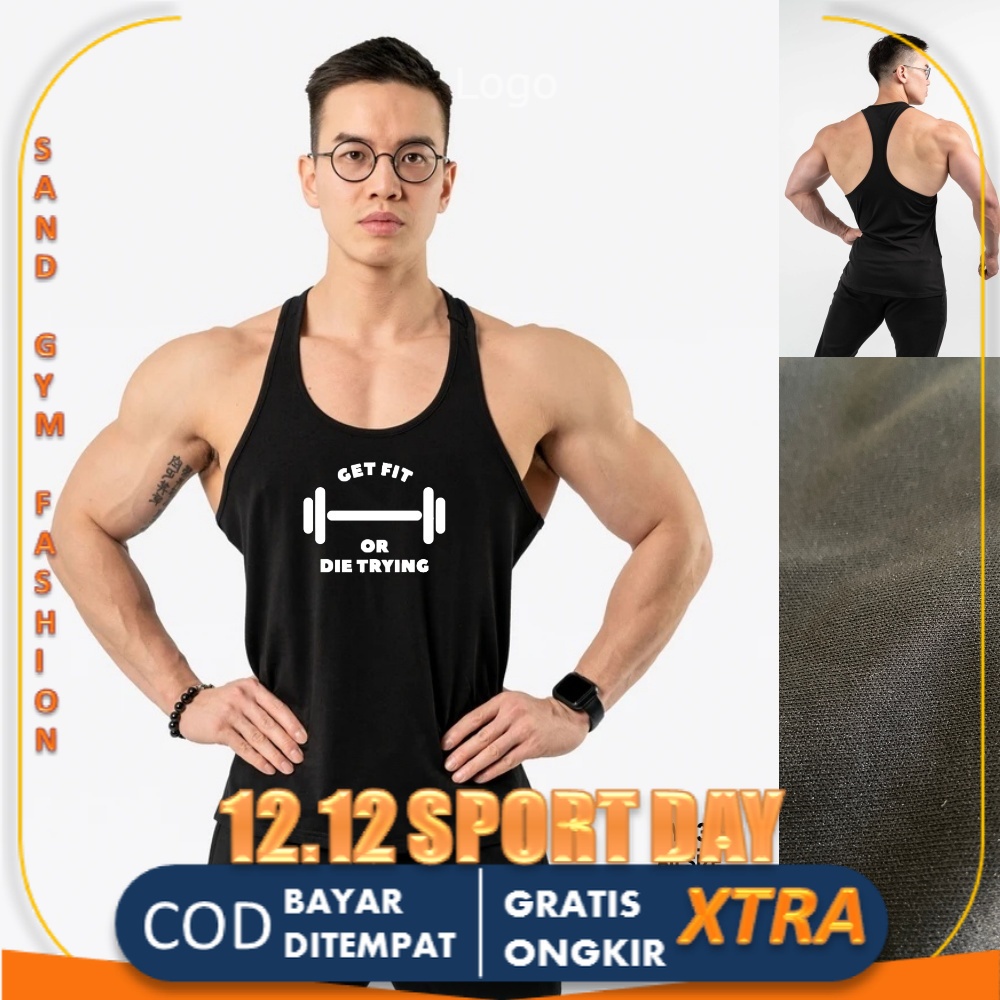 Jual Singlet Olahraga Pria Singlet Gym Pria Singlet Fitness Pria Sgym