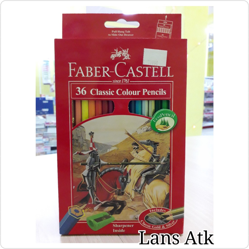 Jual Pensil Warna Faber Castell Classic 36 Warna 58561 Shopee Indonesia