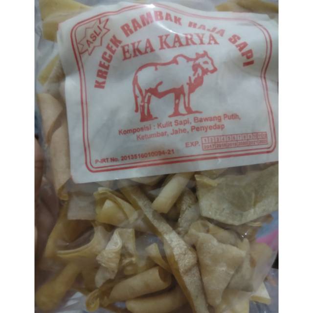 Jual Krecek Rambak Kulit Sapi 250 Gram Shopee Indonesia