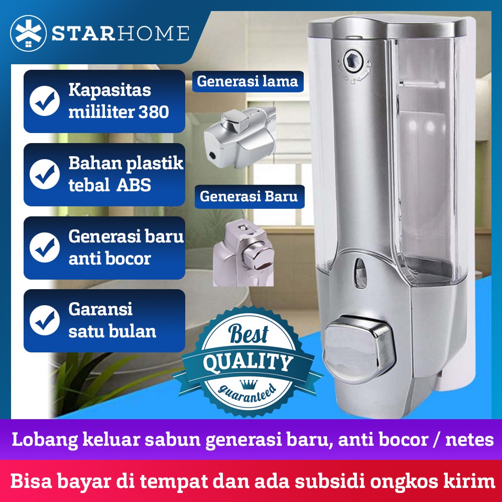 Jual Dispenser Sabun Cair Single Lengkap Dengan Kunci StarHome