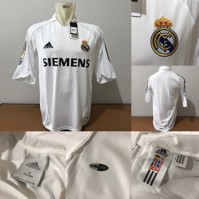 Jual Jersey Baju Bola Real Madrid Home Official 2005 2006 Grade Ori Top