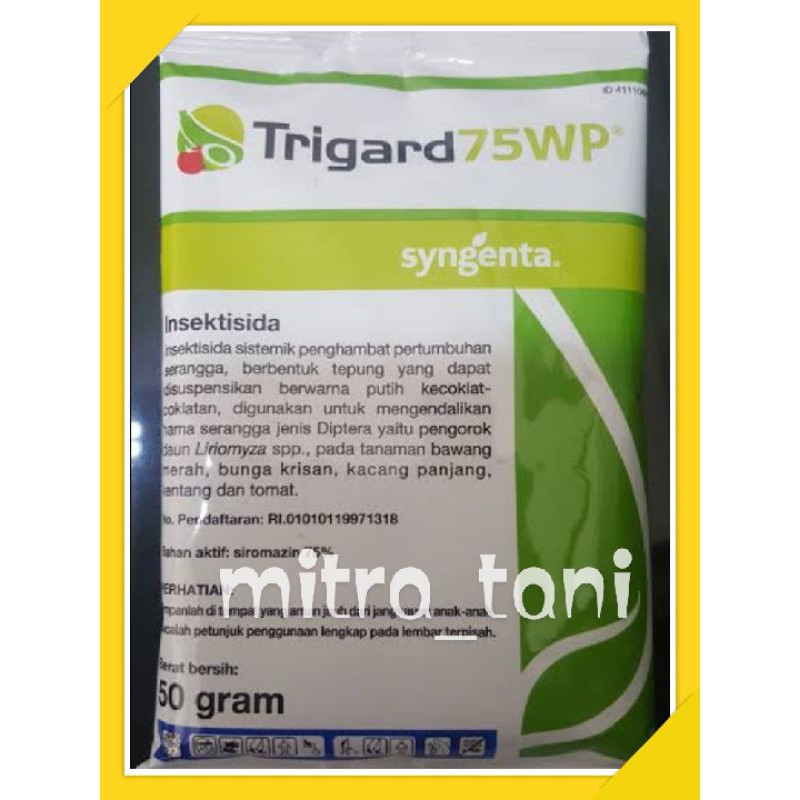 Jual Insektisida Sistemik TRIGARD 75WP 50gram Dari SYNGENTA Shopee