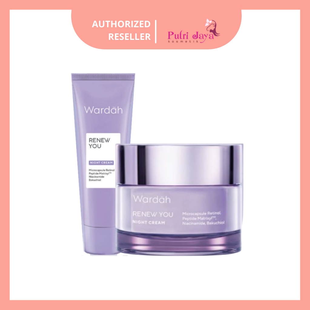 Jual Wardah Renew You Night Cream New Packaging Shopee Indonesia