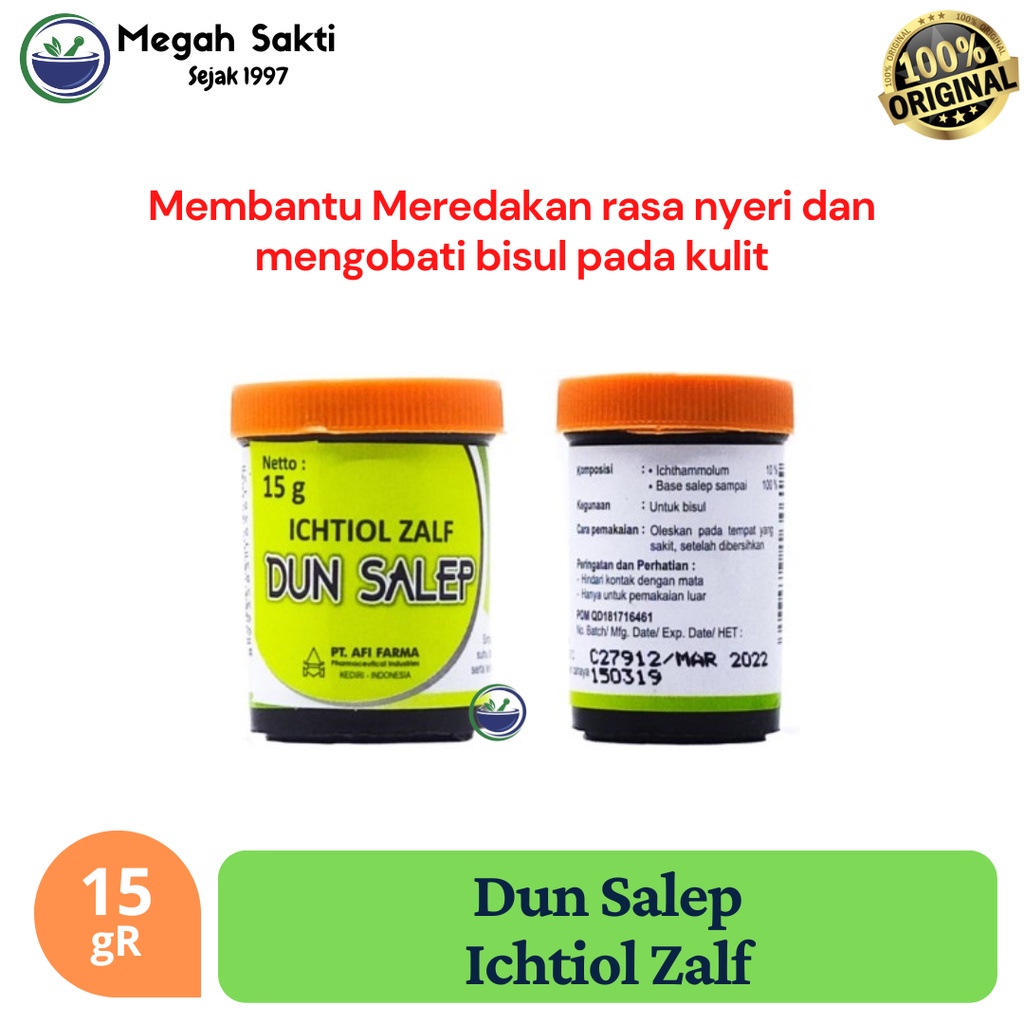 Jual Mgs Dun Salep Salap Bisul Ichtiol Zalf Isi Gr Shopee