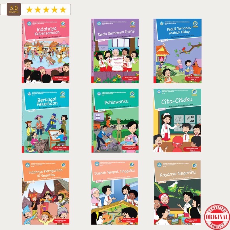 Jual BUKU TEMA KELAS 4 SD Shopee Indonesia