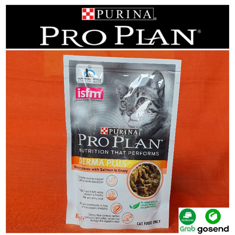 Jual Proplan Pouch Derma Plus Gr Makanan Kucing Dewasa Merawat