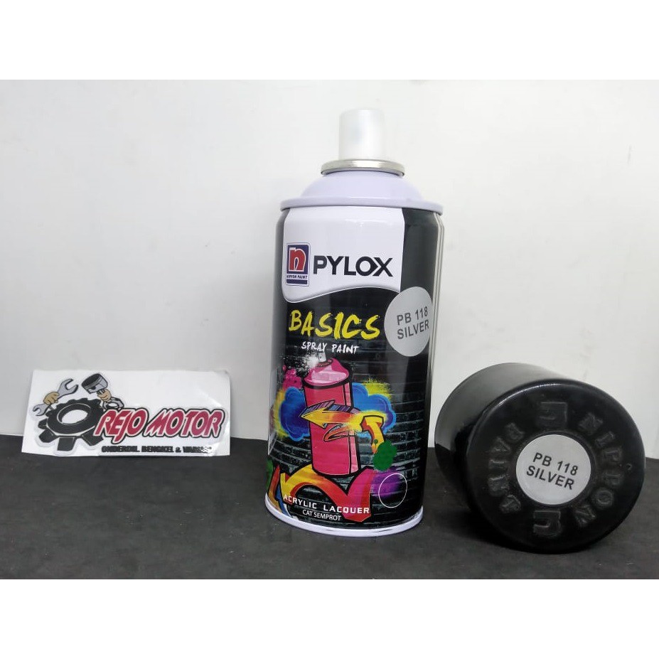 Jual Pylox Pilox Basic Atau Cat Semprot Nipon Paint Pilok Pb Silver