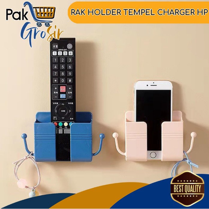 Jual Rak HP Dinding Hanger Holder Charger Tembok Tempat Handphone