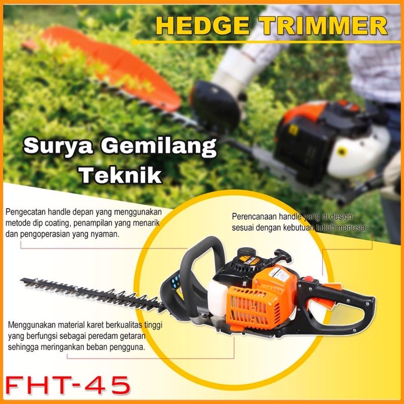 Jual Mesin Potong Dahan Pagar Daun Tanaman Firman Fht Hedge Timmer